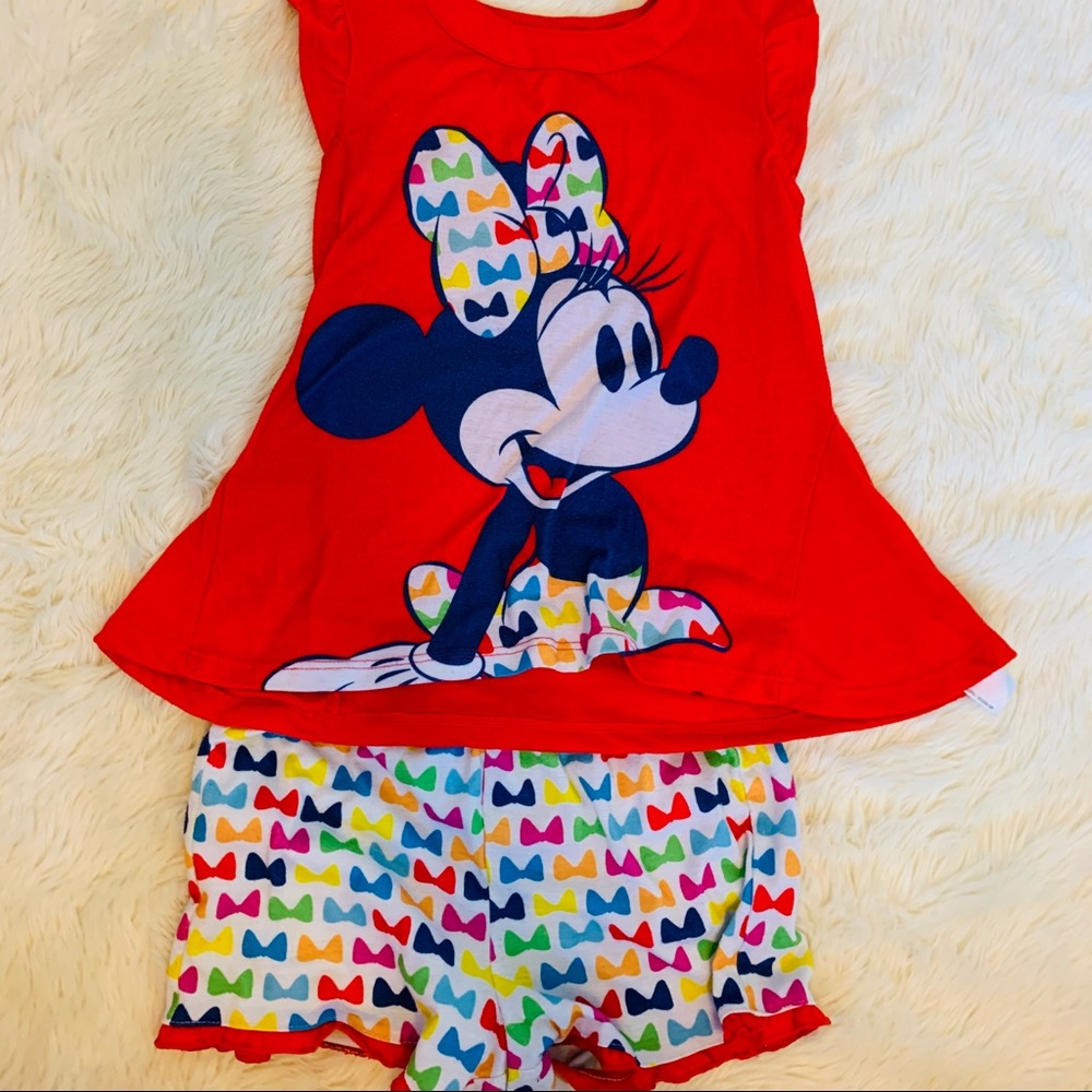 Girl's Disney Minnie Mouse Lightweight Pajama Set